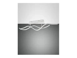 Plafón-Lámpara colgante de techo LED blanca Sinuo 36W 3666-65-102 Fabas Luce Blanco