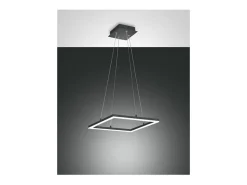 Plafón-Lámpara colgante de techo LED BARD 39W Antracita 3394-40-282 Fabas Luce Gris antracita