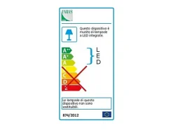 Plafón-Lámpara colgante de techo LED BARD 39W Antracita 3394-40-282 Fabas Luce Gris antracita
