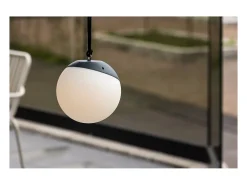 ebuy24 Lámpara Suspendida-Lámpara colgante Doris LED para exterior color . Negro