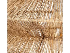 Atmosphera Lámpara Suspendida-Lámpara colgante estilo acordeón en yute natural 38 x 37,5 cm Beige