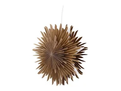ebuy24 Lámpara colgante estrella de Navidad Sälen con papel claro Ø35cm color marrón. Marru00f3n Outlet