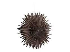 ebuy24 Lámpara Suspendida-Lámpara colgante estrella de Navidad Sälen con papel claro Ø60cm color marrón. Marru00f3n chocolate