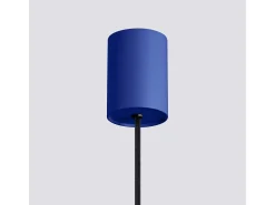 Sollux Lighting Lámpara colgante Estria desván de acero/aluminio - 1 fuentes luminosas - L.14 x A.120 cm - /ultramar Blanco