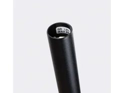 Sollux Lighting Lámpara Suspendida-Lámpara colgante Euphora moderno de acero - 1 fuentes luminosas 3000K - L.8 x A.118 cm - Negro