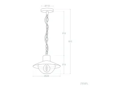 Online Ledkia Lámpara Colgante Exterior Metal Neiva Negro Multicolor