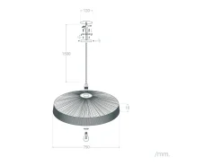 Ledkia Lámpara Colgante Fibras Naturales Yokho Natural Multicolor Best