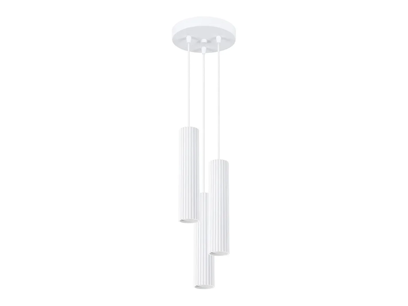 Online Sollux Lighting Lámpara colgante Gloow minimalista de aluminio - 3 fuentes luminosas 3000K - L.19,5 x A.108 cm - Blanco