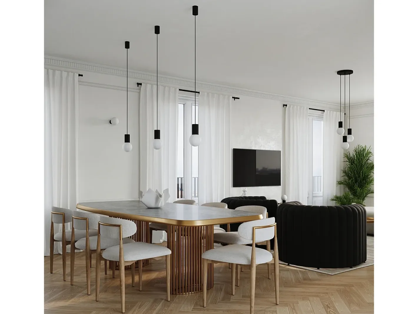 Sollux Lighting Lámpara Colgante Halo Moderno De Aluminio/Vidrio - 1 Fuentes Luminosas - L.12 X A.120 Cm - Negro Best