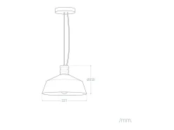 Ledkia Lámpara Colgante Hormigón y Madera Kukojoa Gris Multicolor Outlet