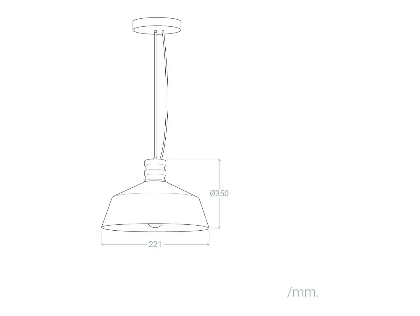 Ledkia Lámpara Colgante Hormigón y Madera Kukojoa Gris Multicolor Outlet