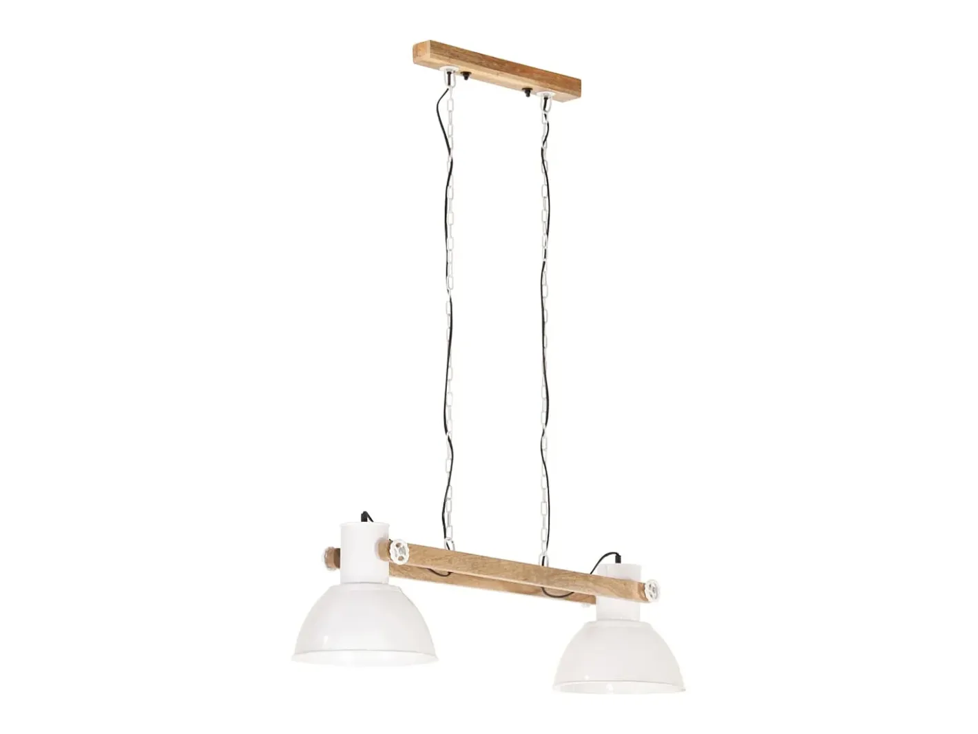 Lámpara colgante industrial 25 W blanca 109 cm E27 ES422798 Blanco New