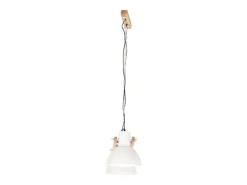 Lámpara colgante industrial 25 W blanca 109 cm E27 ES422798 Blanco New