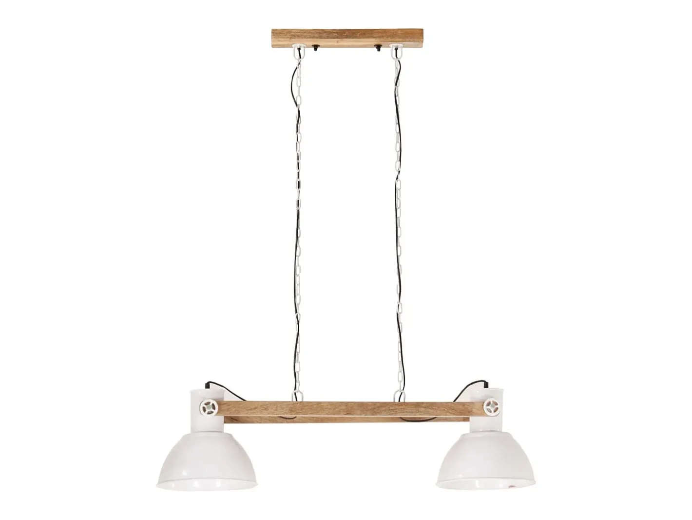 Lámpara colgante industrial 25 W blanca 109 cm E27 ES422798 Blanco New