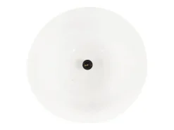 Outlet Lámpara colgante industrial redonda 25 W blanca 42 cm E27 ES933563 Blanco