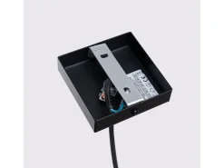 Sollux Lighting Lámpara Suspendida-Lámpara Colgante Karbon Minimalista De Aluminio - 1 Fuentes Luminosas - L.8 X A.118 Cm - Negro