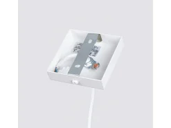 Sale Sollux Lighting Lámpara Colgante Karbon Minimalista De Aluminio - 1 Fuentes Luminosas - L.8 X A.118 Cm - Blanco