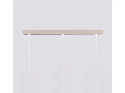 Sollux Lighting Lámpara Colgante Karbon Minimalista De Aluminio - 3 Fuentes Luminosas - L.45 X A.98 Cm - Pardo Gris Hot