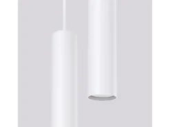 Sollux Lighting Lámpara colgante Lagos moderno de acero - 2 fuentes luminosas - L.15 x A.118 cm - Blanco