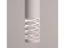 Sale Sollux Lighting Lámpara Colgante Lami Moderno De Acero - 1 Fuentes Luminosas - L.8 X A.125 Cm - Blanco