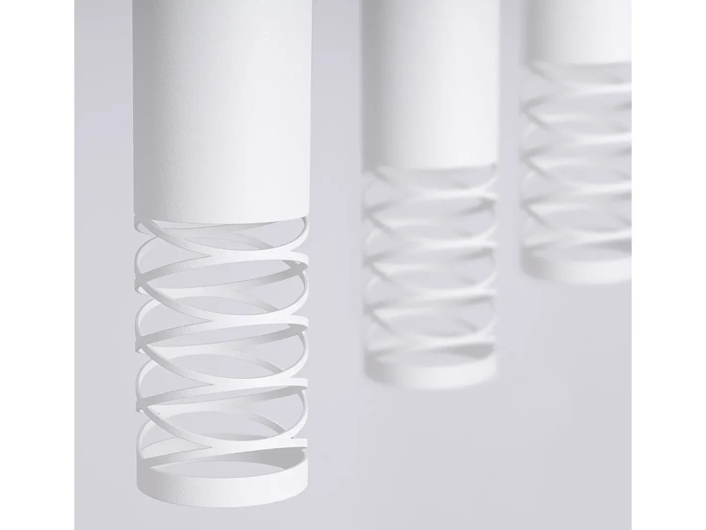 Best Sollux Lighting Lámpara Colgante Lami Moderno De Acero - 3 Fuentes Luminosas - L.40 X A.125 Cm - Blanco
