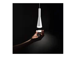 Plafón-Lámpara colgante LED CONE Blanca 7W 3000K Perenz Blanco