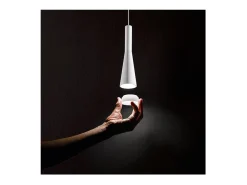 Plafón-Lámpara colgante LED CONE Blanca 7W 3000K Perenz Blanco