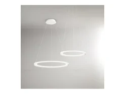 Plafón-Lámpara colgante LED EDGE 66W mate Perenz Blanco
