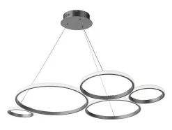 New Lámpara colgante LED Pois-Silver Gris