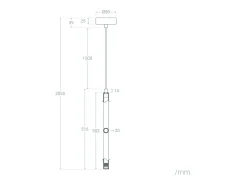 Ledkia Lámpara Colgante LED 3W Aluminio Evory M Negro Multicolor Online