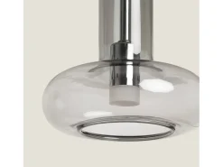 Ledkia Lámpara Colgante LED 15W Aluminio Fontans 3 Focos Multicolor Best