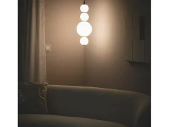 Online Ledkia Lámpara Colgante LED 9W Metal y Cristal Slim Atira Dorado