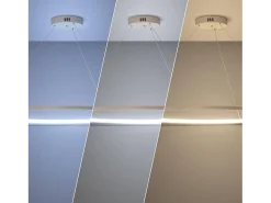 Ledkia Lámpara Colgante LED 28W Metal CCT Seleccionable Big Ivalo Ø 1 Metro Blanco Multicolor Hot