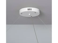 Ledkia Lámpara Colgante LED 28W Metal CCT Seleccionable Big Ivalo Ø 1 Metro Blanco Multicolor Hot
