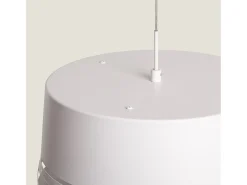 Ledkia Lámpara Colgante LED 28W Metal Kerta Mate Blanco New