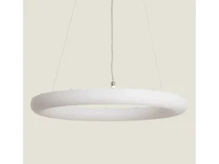 Ledkia Lámpara Colgante LED 48W Metal Ø500 mm Irlava Blanco Online