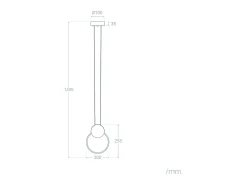 Ledkia Lámpara Colgante LED 10W Metal Stendhal Blanco Multicolor Discount