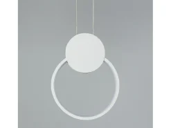 Ledkia Lámpara Colgante LED 10W Metal Stendhal Blanco Multicolor Discount