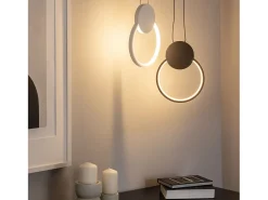 Ledkia Lámpara Colgante LED 10W Metal Stendhal Blanco Multicolor Discount