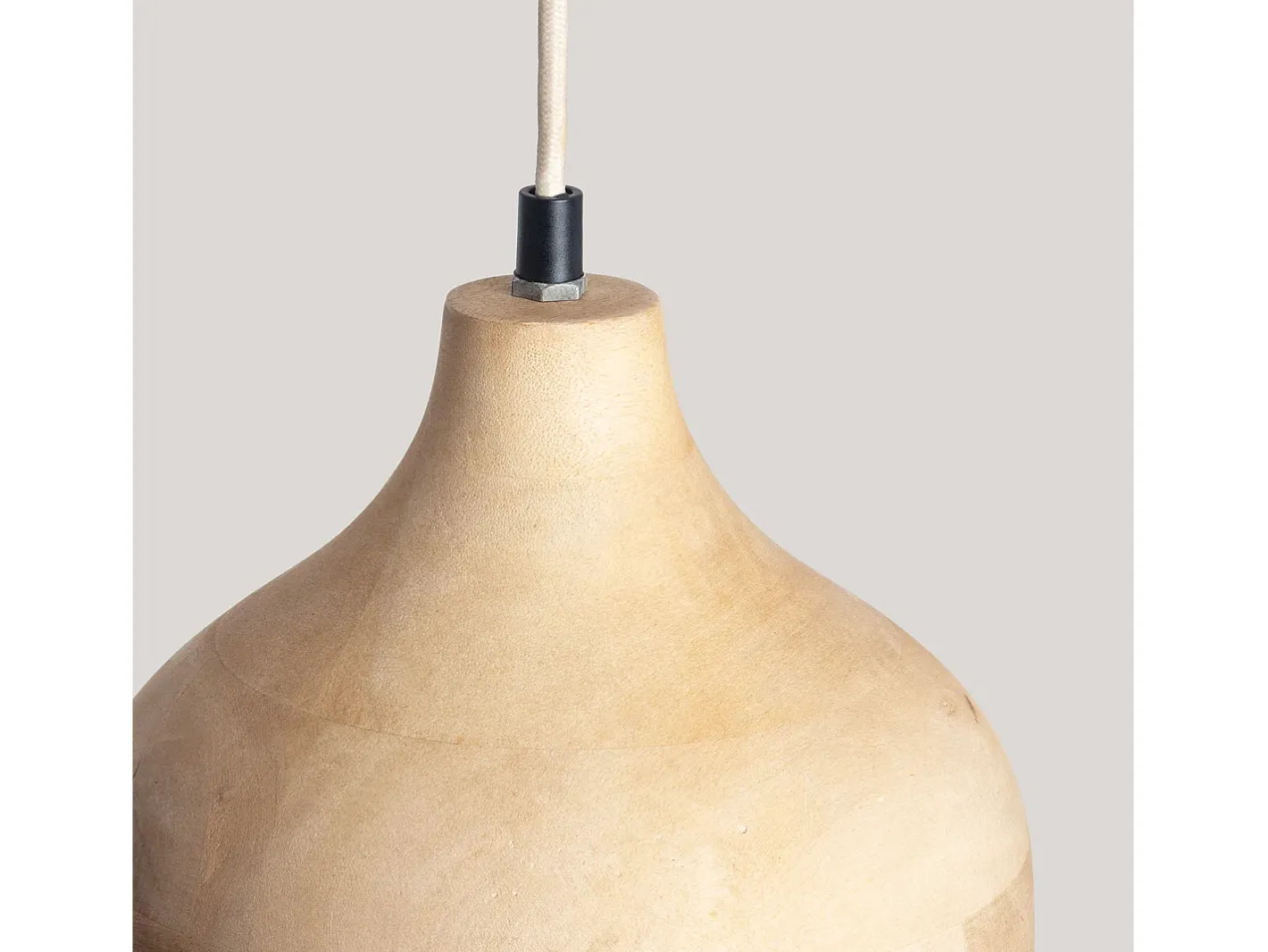 Sale Ledkia Lámpara Colgante Madera Akesh I ILUZZIA Natural Color natural claro
