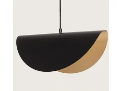 Hot Ledkia Lámpara Colgante Metal Caravaggio Negro Multicolor