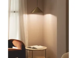 Ledkia Lámpara Suspendida-Lámpara Colgante Metal Chipén Dorado Multicolor