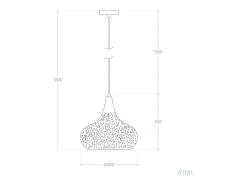 Clearance Ledkia Lámpara Colgante Metal Erea Negro Multicolor