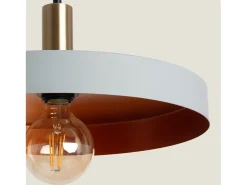 Online Ledkia Lámpara Colgante Metal Furiko Gris Multicolor