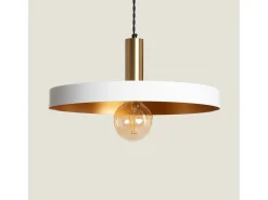 Clearance Ledkia Lámpara Colgante Metal Furiko Blanco Multicolor