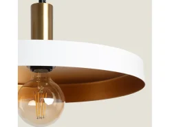 Clearance Ledkia Lámpara Colgante Metal Furiko Blanco Multicolor