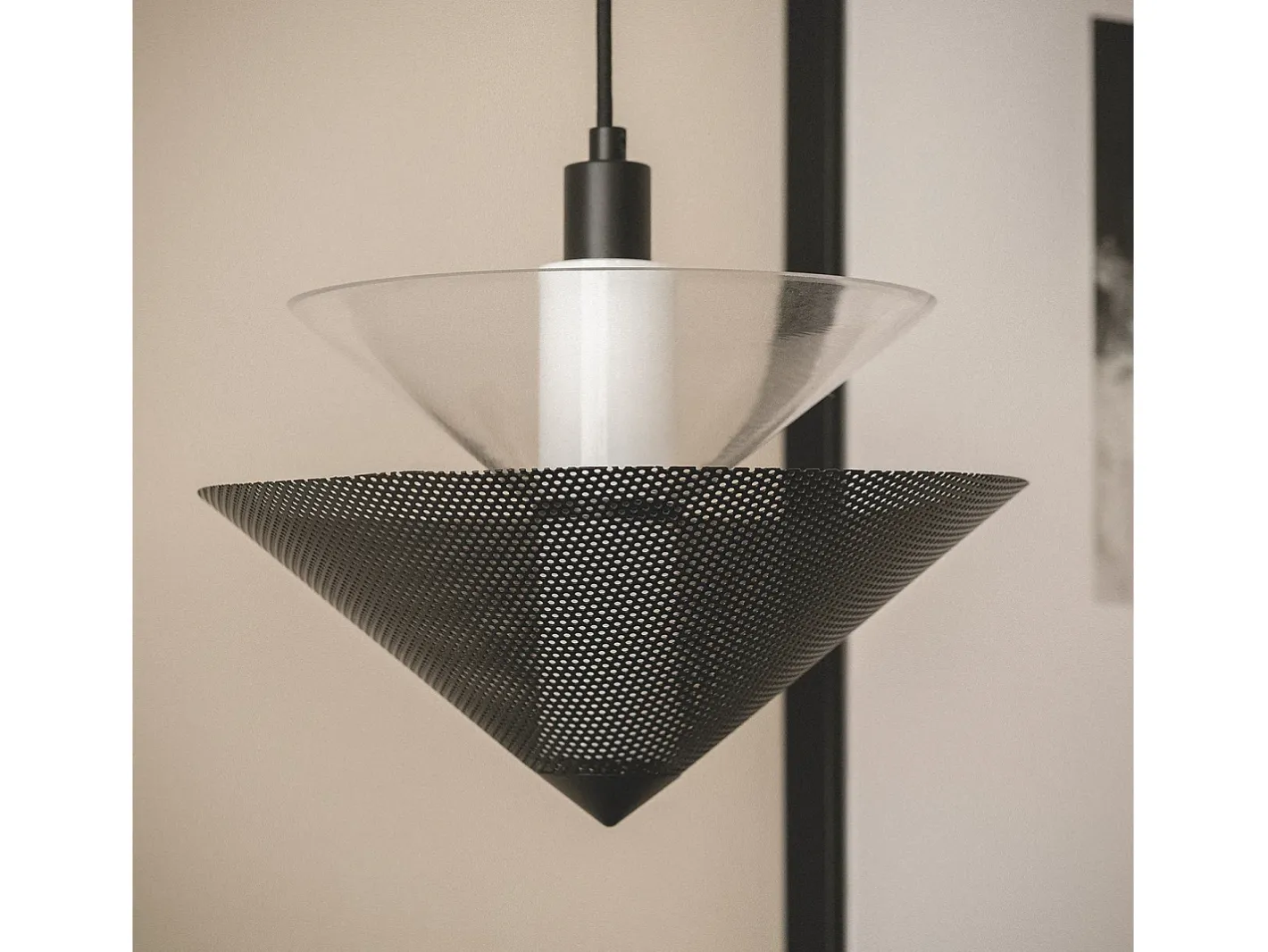 Ledkia Lámpara Colgante Metal Hesper Negro Sale