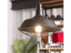 Ledkia Lámpara Colgante Metal Jagger Negro Multicolor