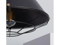 Ledkia Lámpara Colgante Metal Jagger Negro Multicolor