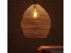 Ledkia Lámpara Colgante Metal Milos L Plateado Clearance